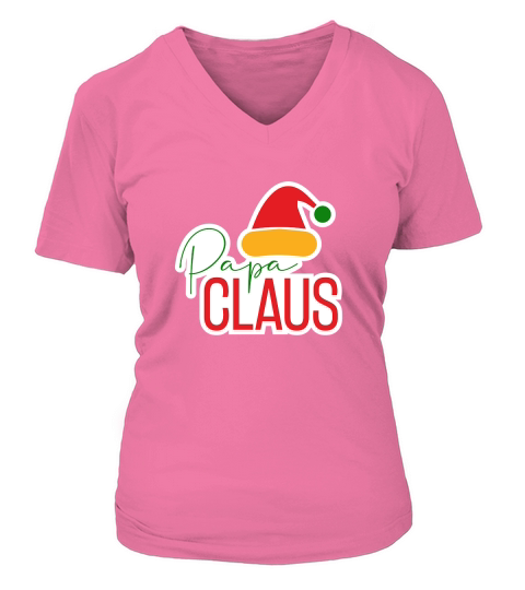 Papa Claus V-neck T-Shirt Woman