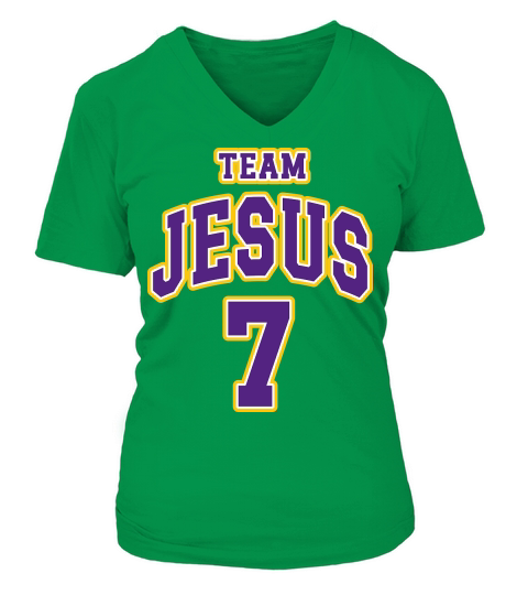 Team Jesus 7 V-neck T-Shirt Woman