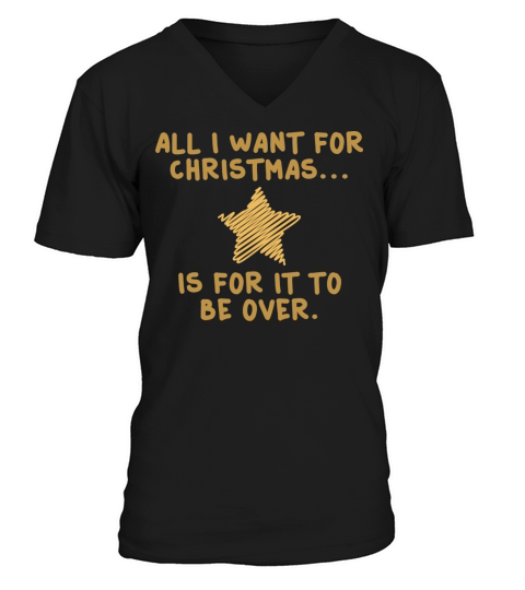 All I Want For Christmas V-Neck T-shirt