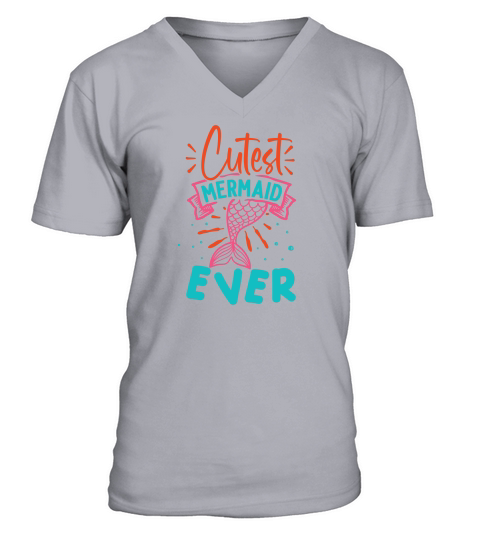 Cutest mermaid ever V-Neck T-shirt