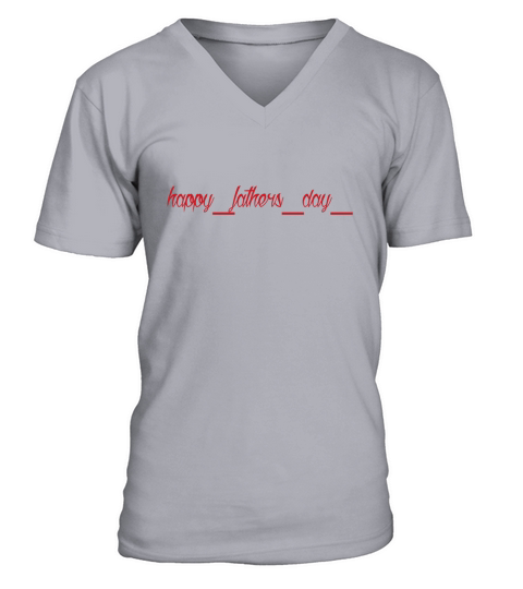 happy fathers day V-Neck T-shirt