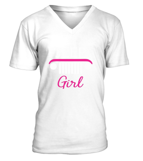 Jeep Girl V-Neck T-shirt