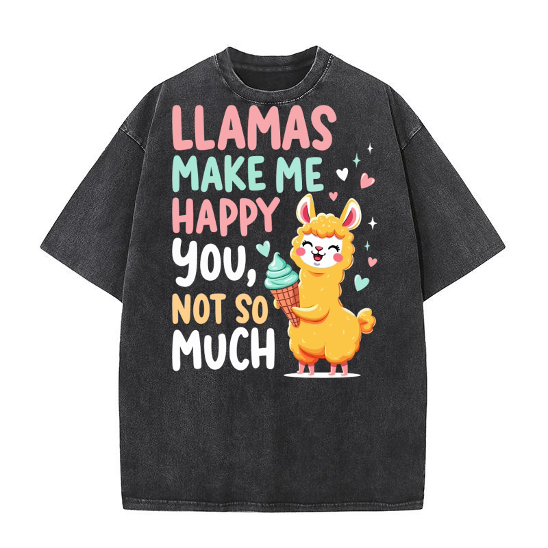 LLama (1) Washed T-Shirt