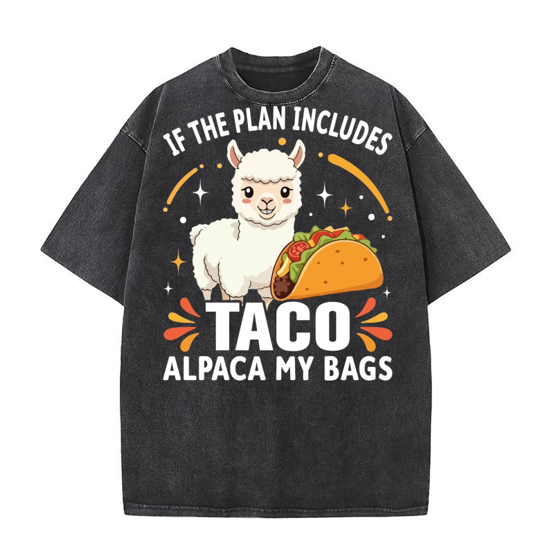 LLama 4 05 Washed T-Shirt