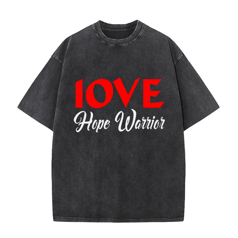 Love hope warrior Washed T-Shirt