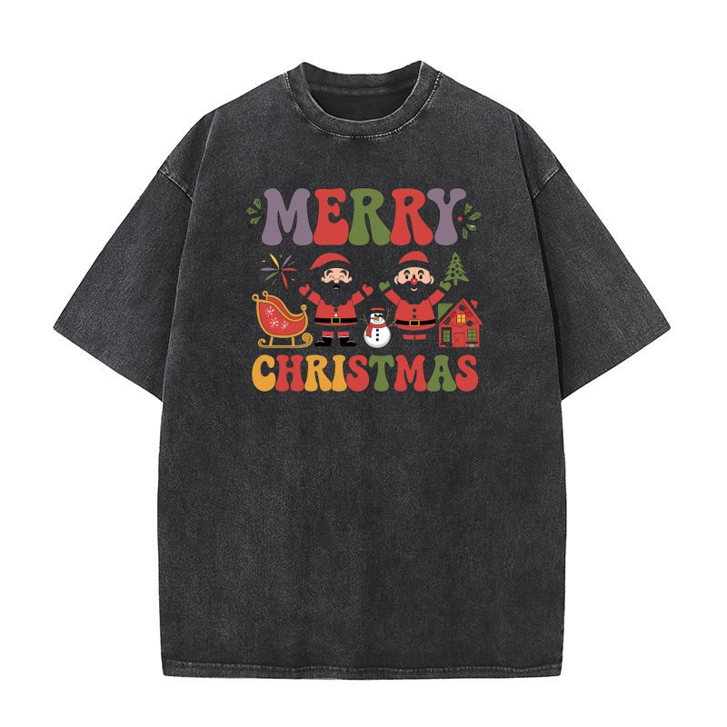 Merry Christmas 51 Washed T-Shirt