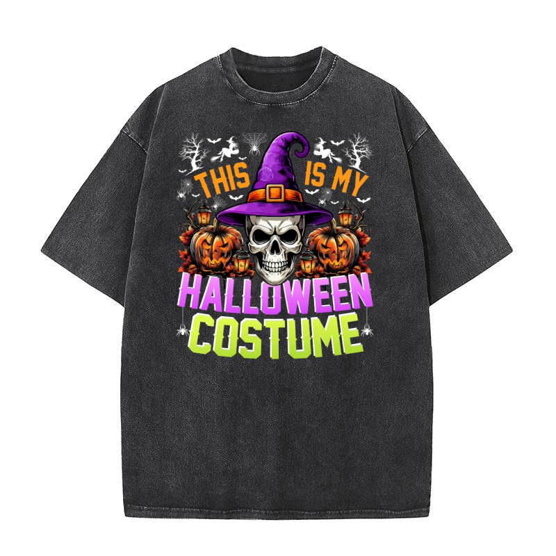 THIS IS MY HALLOWEEN COSTUME Washed T-Shirt