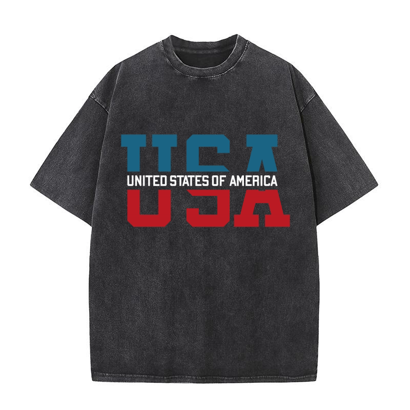 USA Patriotic 20 Washed T-Shirt
