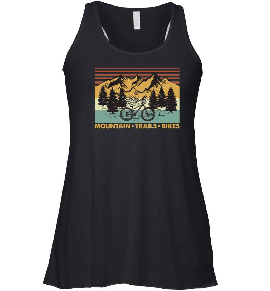 Mountain Trails Bikes Vintage Women's Flowy Tank Top
