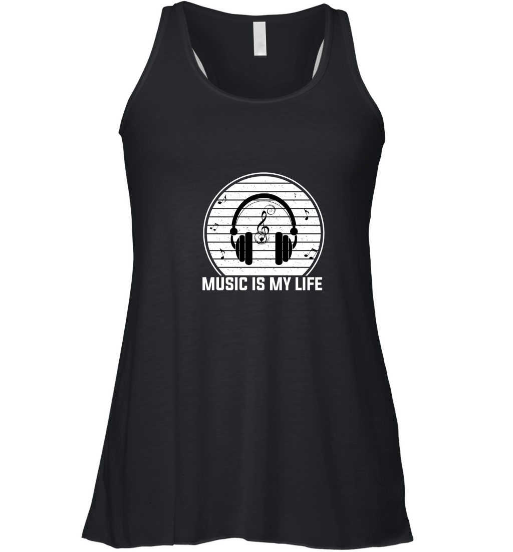 Music is my life 03 Women's Flowy Tank Top