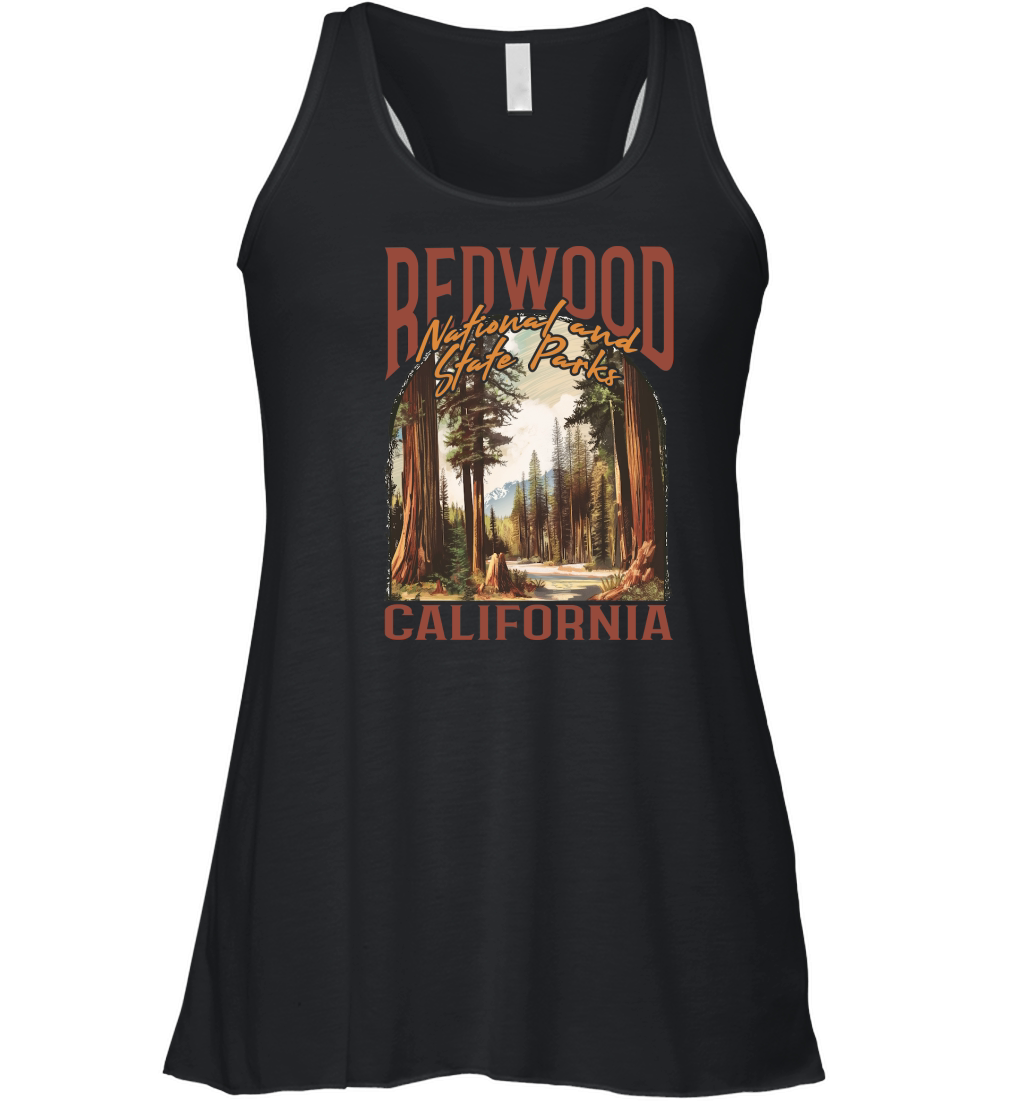 Redwood National and State Parks California Women's Flowy Tank Top