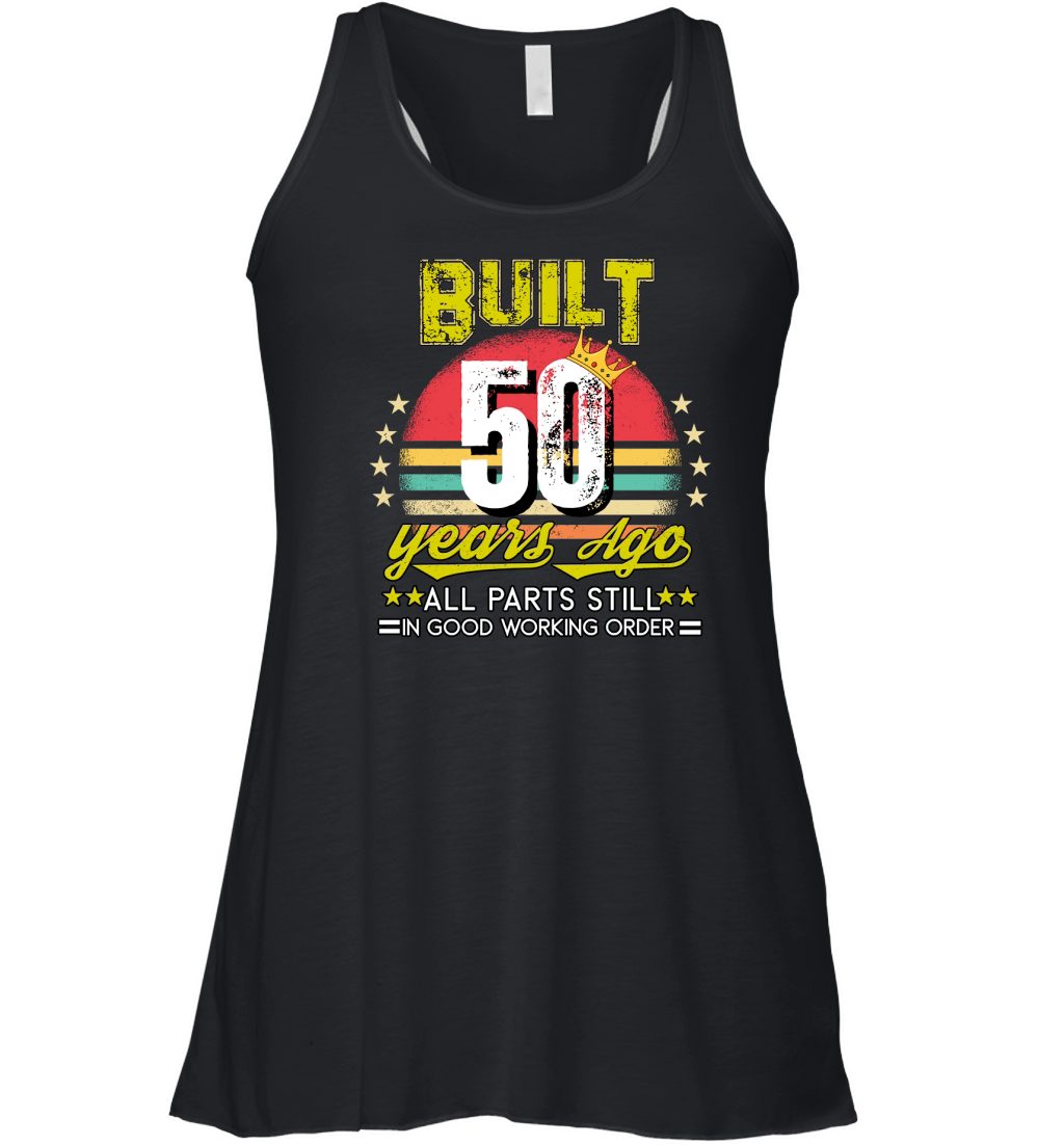 Vintage Birthday 50 Women's Flowy Tank Top