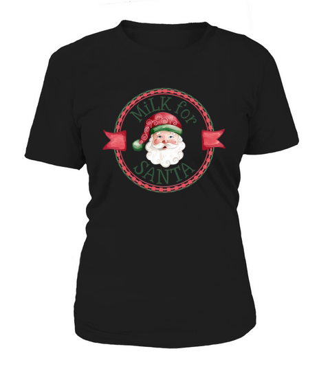 Christmas Cookies Santa Milk 4 Women's T-Shirt