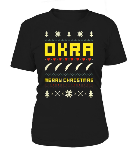 OKRA Ugly Christmas Vintage Retro Style Women's T-Shirt