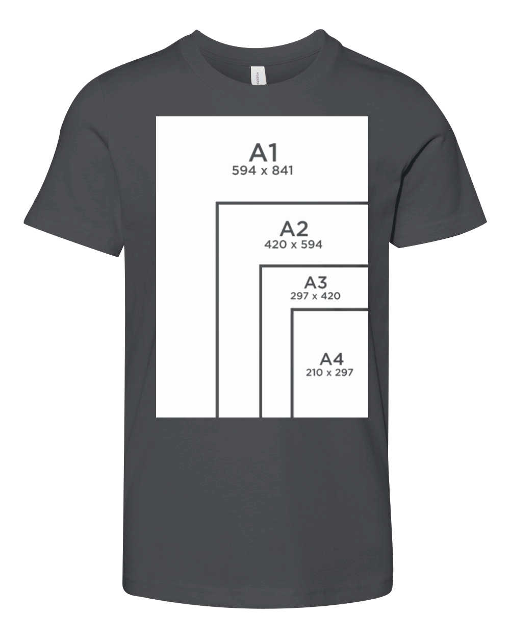 Architecture Paper Size Youth Unisex Jersey Tee