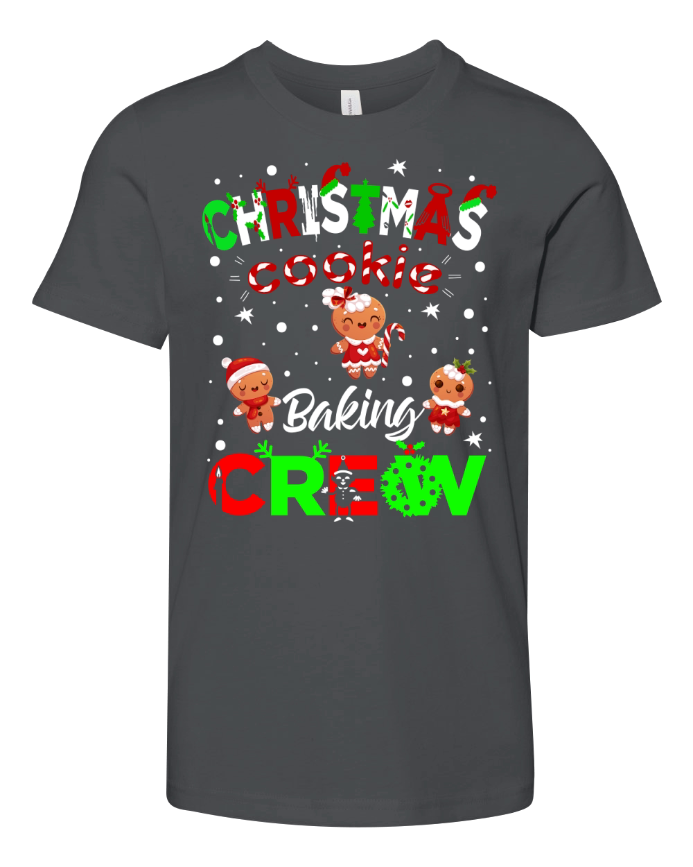 christmas cookie baking crew Youth Unisex Jersey Tee