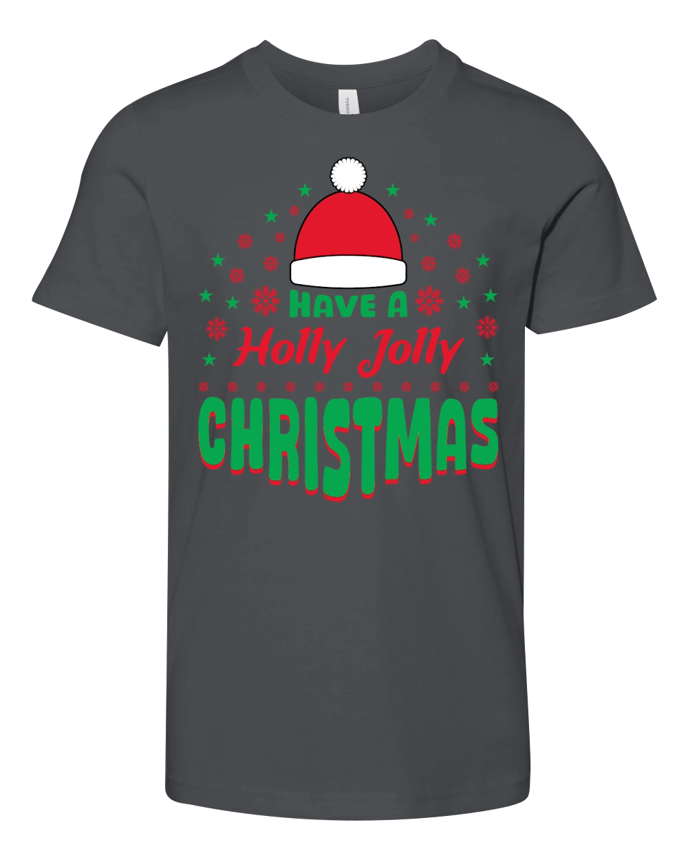 HAVE A HOLLY JOLLY CHRISTMAS Youth Unisex Jersey Tee