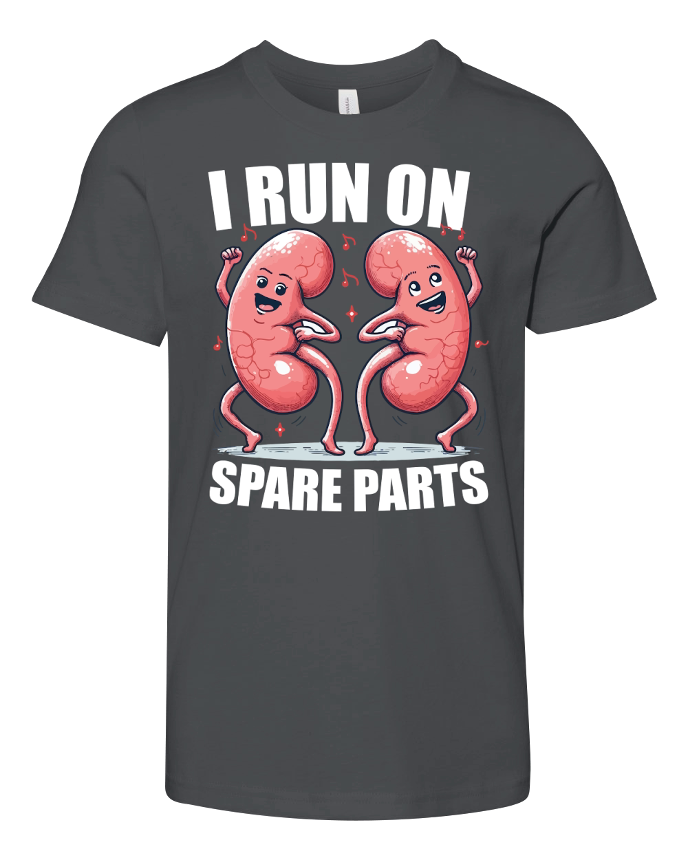 I run on spare parts Youth Unisex Jersey Tee