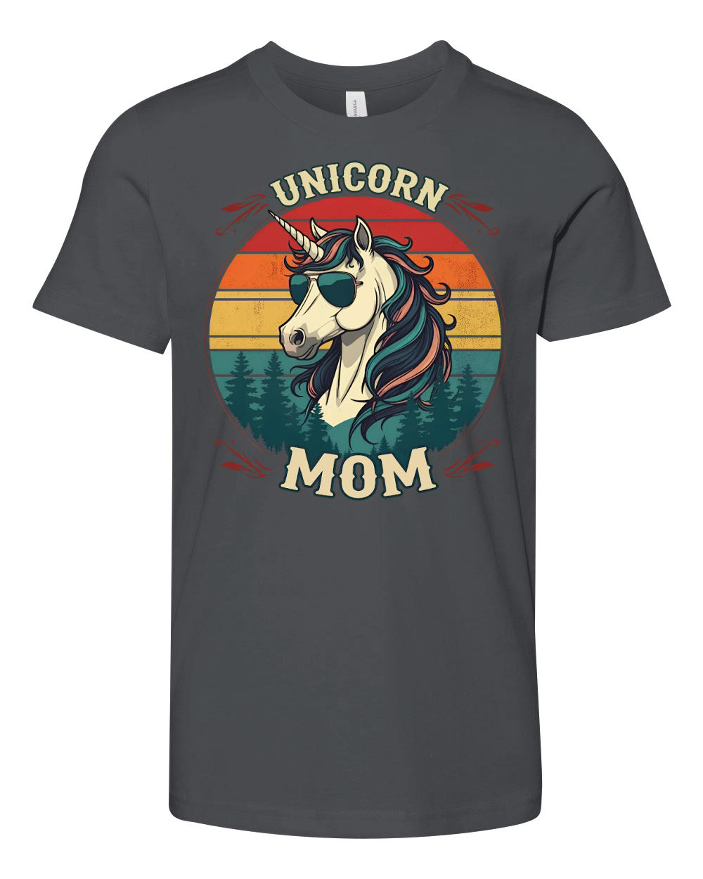 Unicorn mom Youth Unisex Jersey Tee