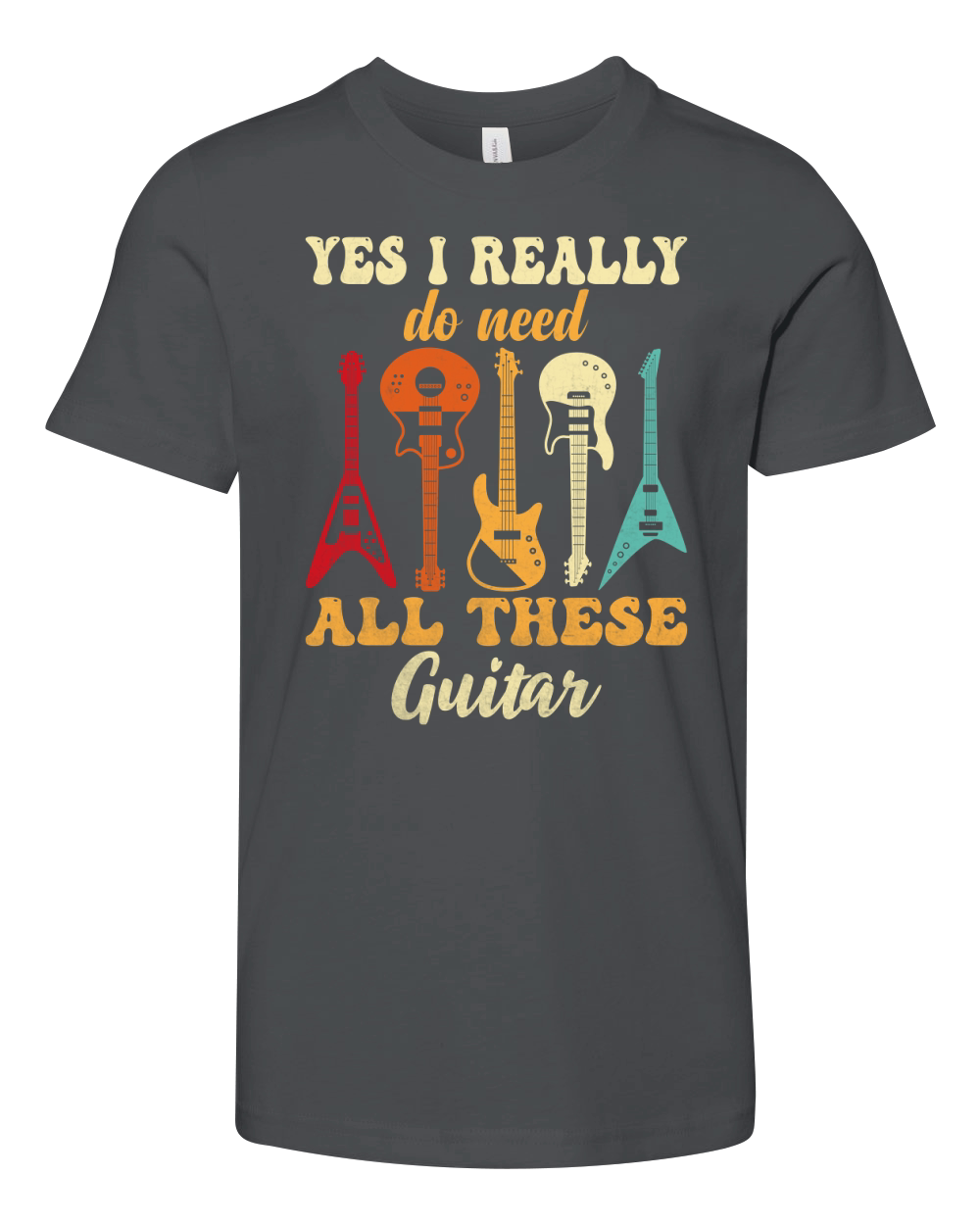 yes i really need all these guitar Youth Unisex Jersey Tee
