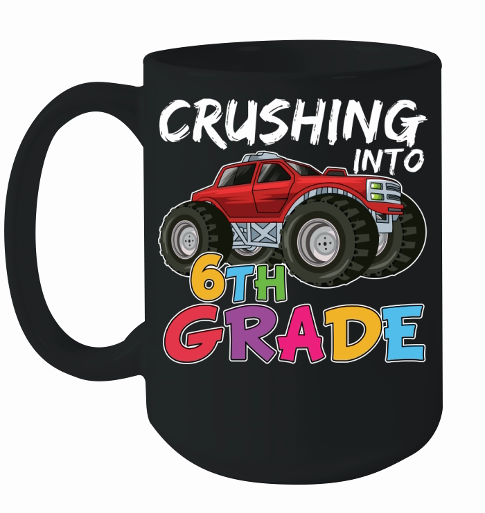 back to school   crushing  into 6th grade Ceramic Mug