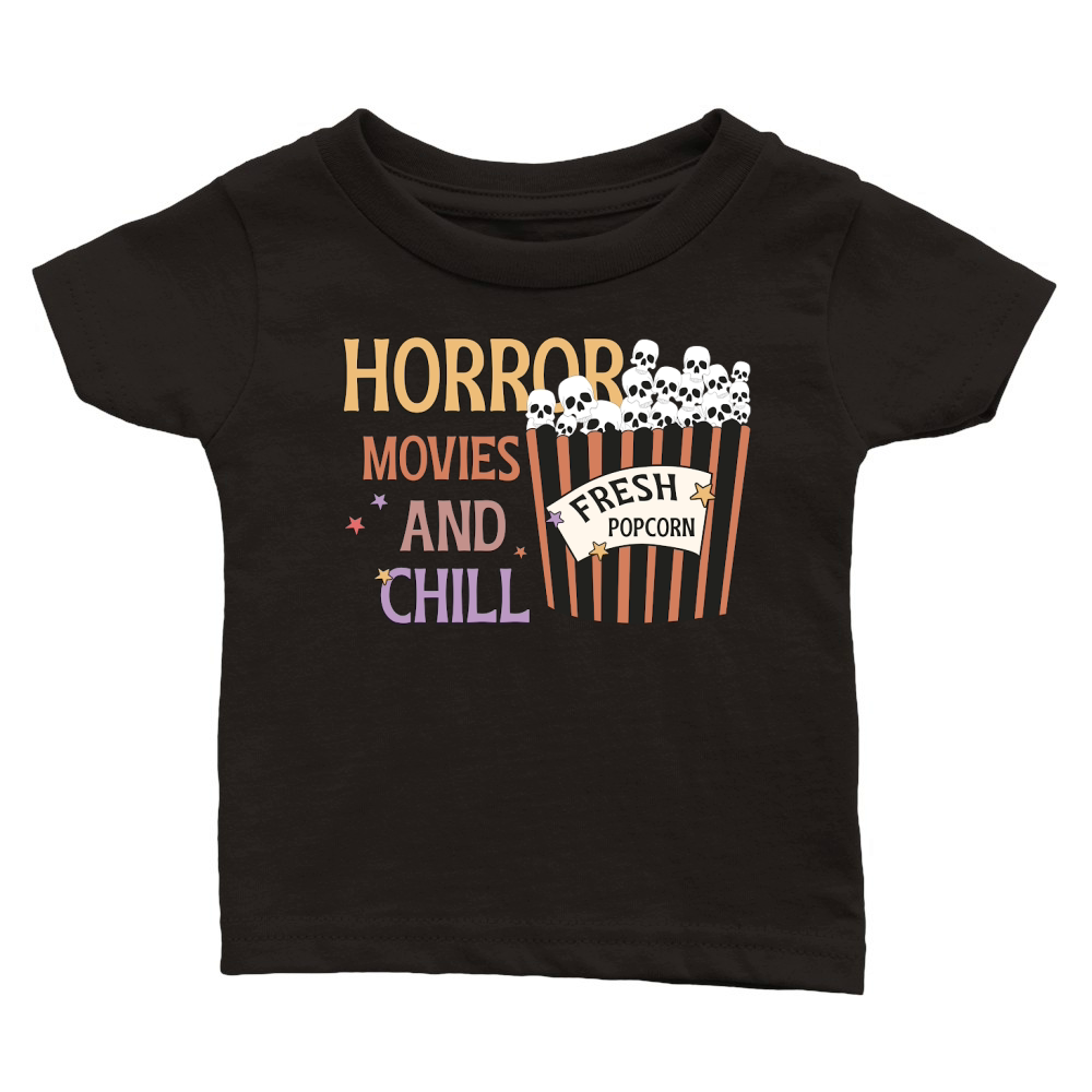 Horror movies and chill Classic Baby Crewneck T-shirt