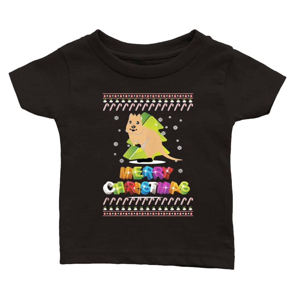Quokka Ugly Christmas Classic Baby Crewneck T-shirt