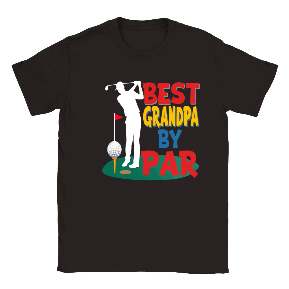 Best grandpa by par Classic Kids Crewneck T-shirt