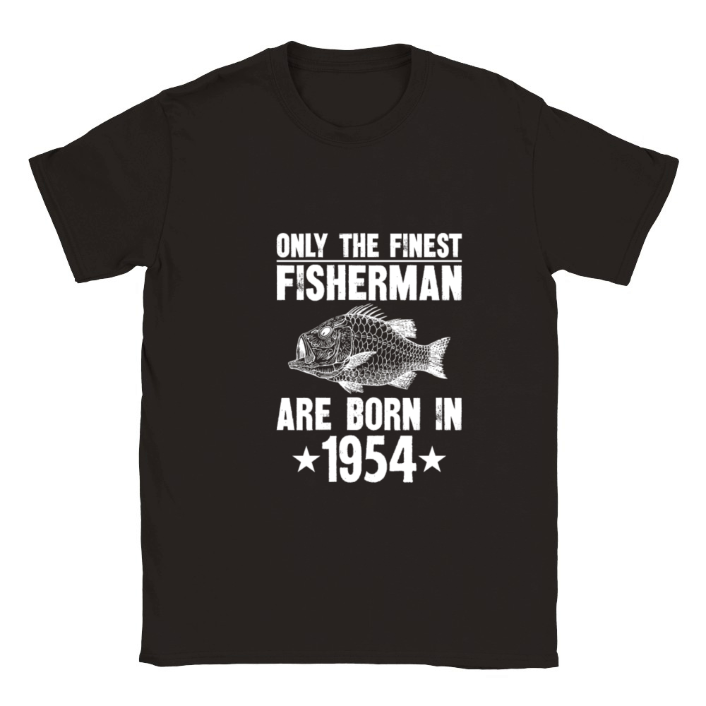 Only the finest fisherman are born in 1954 Classic Kids Crewneck T-shirt