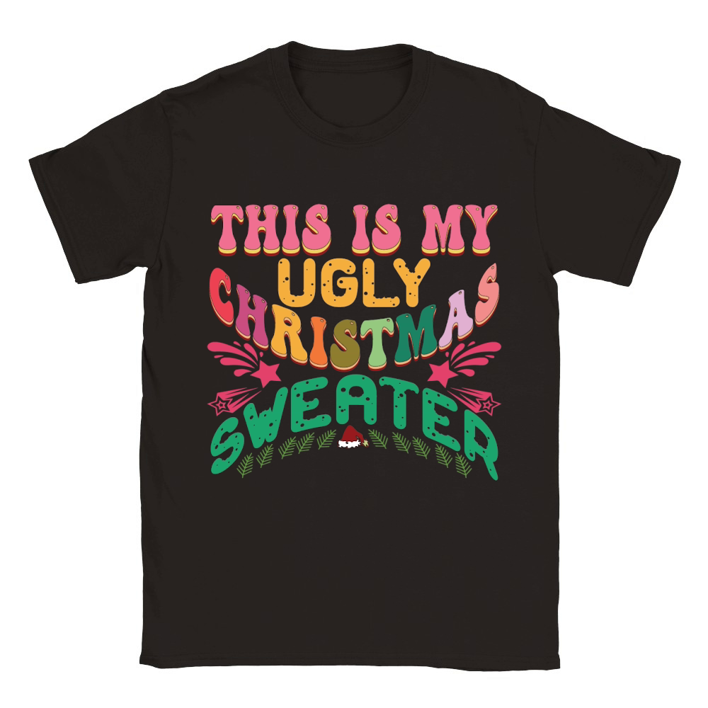 This is my ugly christmas sweater Classic Kids Crewneck T-shirt