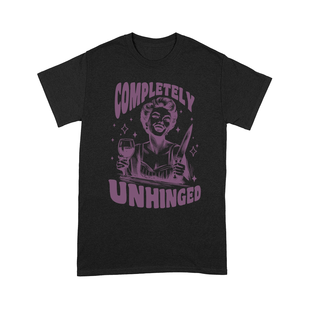 Completely Unhinged 90s Women L Purple Comfort T-shirt
