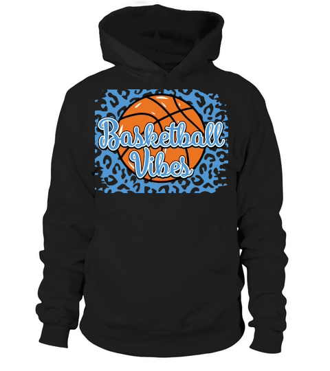 Leopard Basketball Vibes Hoodie Unisex