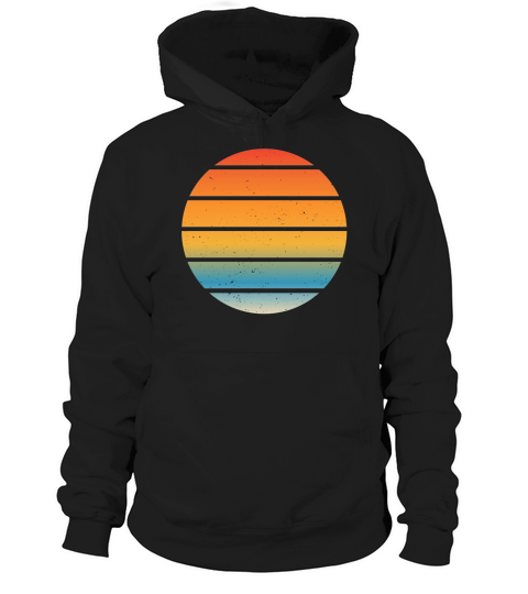 Vintage Retro Sunset (2) Hoodie Unisex