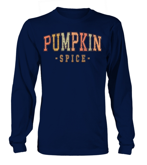 Pumpkin Spice Retro Long sleeved Unisex
