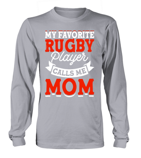 Vintage Rugby Player Calls Me Mom Long sleeved Unisex