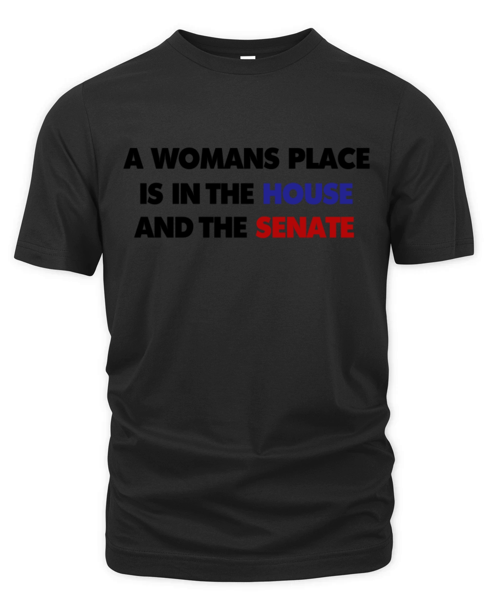 A womans place is in the house AND senate Organic Unisex T-shirt
