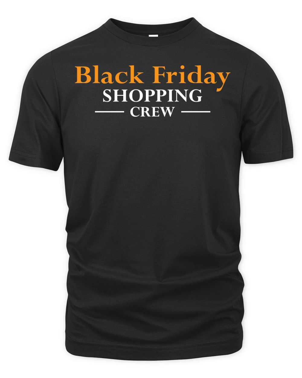 Black friday shopping crew Organic Unisex T-shirt