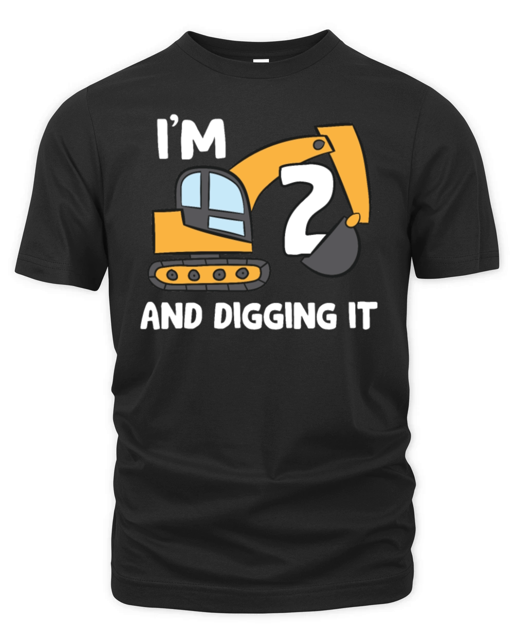 Im 2 and Digging It 2nd Birthday Gift For Boys Organic Unisex T-shirt