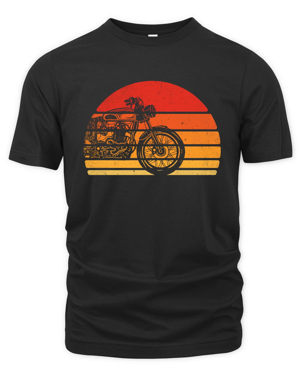 Motor Biker Retro Organic Unisex T-shirt