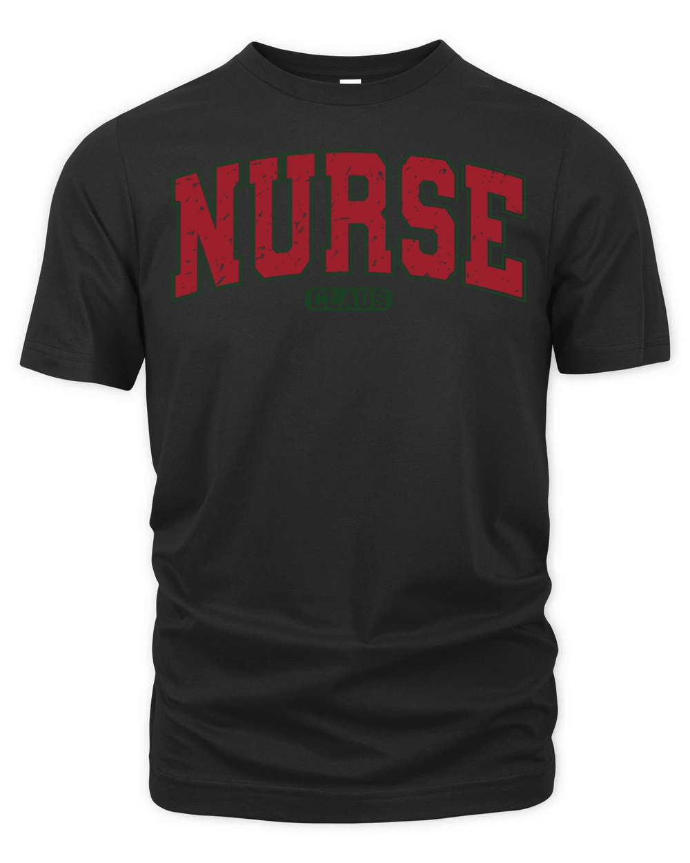 NurseClausVarsity Retro Organic Unisex T-shirt
