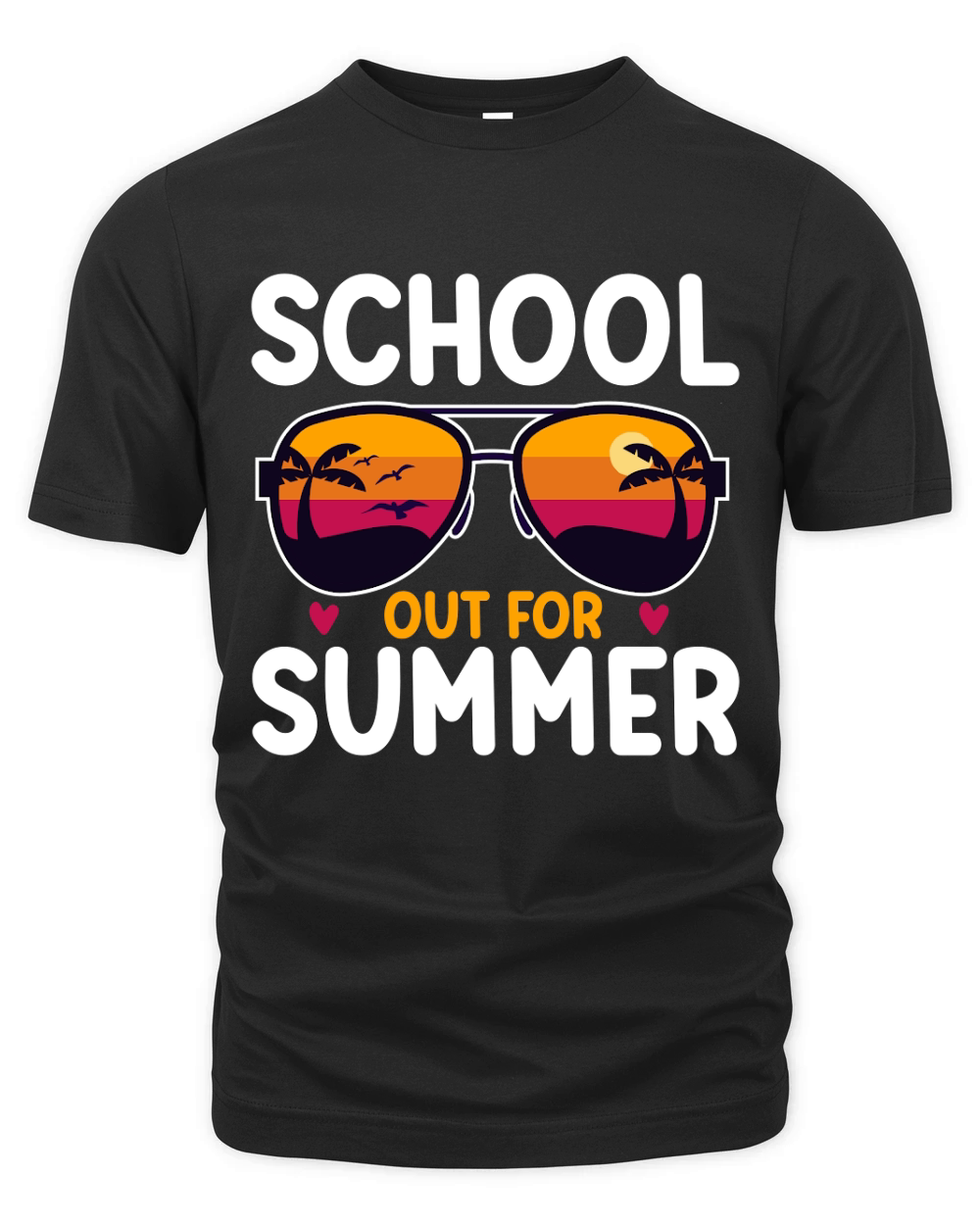 School out for summer Organic Unisex T-shirt