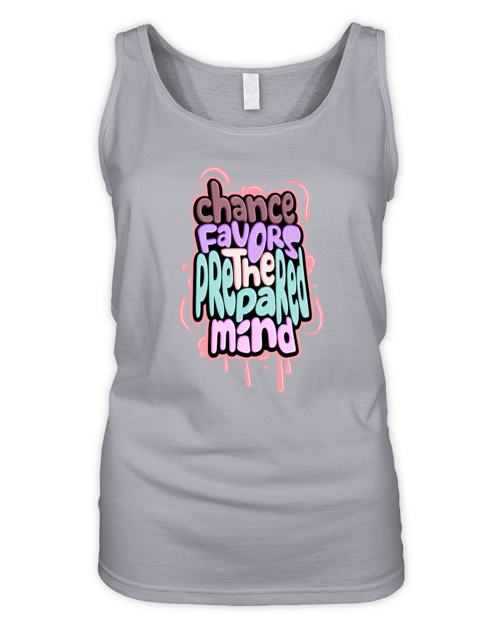 Chance favors the prepared mind Organic Women's Tank Top