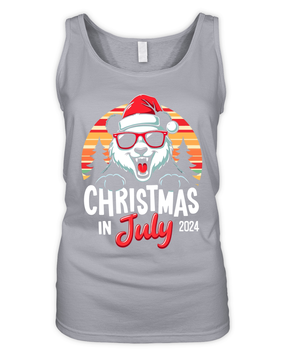 Christmas In July 2024 3 Organic Women's Tank Top