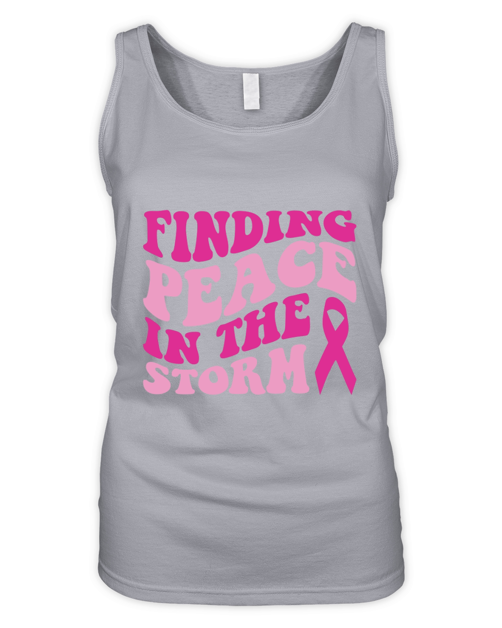 Finding Peace In The Storm Organic Women's Tank Top