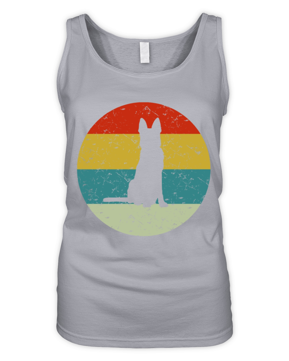 GERMAN SHEPHERD vintage Organic Women's Tank Top