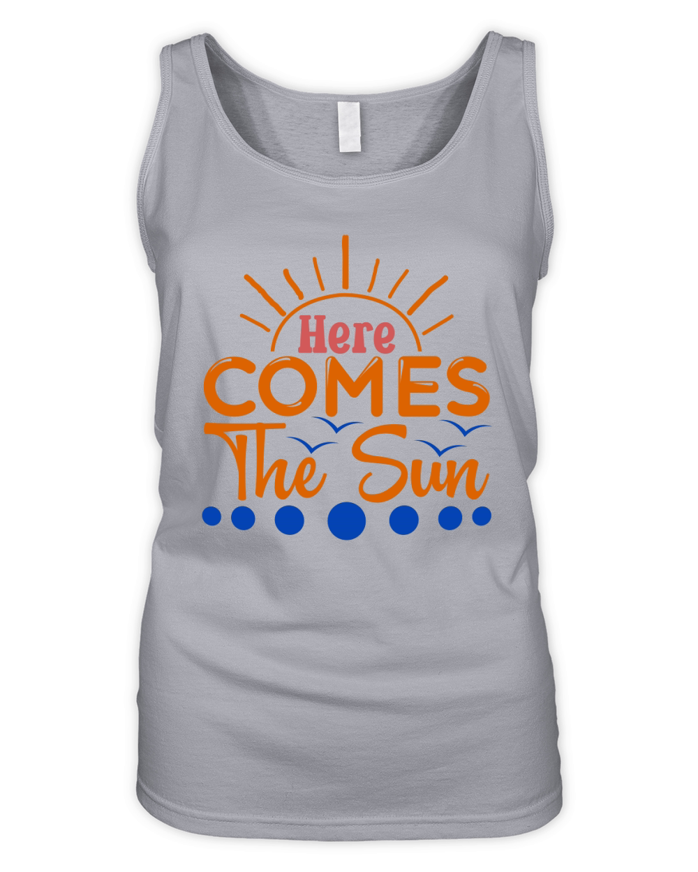 Here comes the sun 1 Organic Women's Tank Top