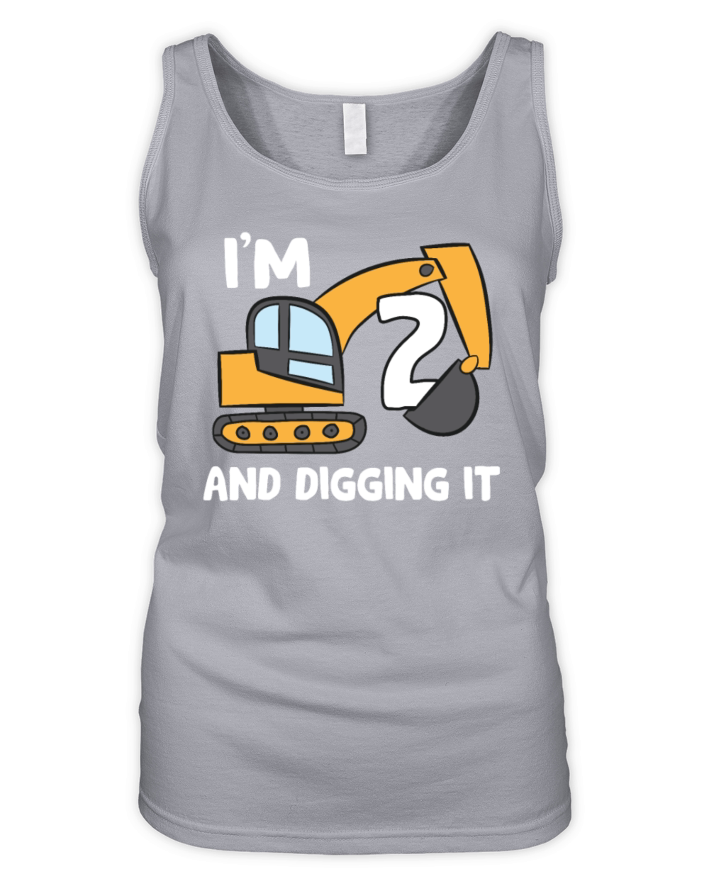 Im 2 and Digging It 2nd Birthday Gift For Boys Organic Women's Tank Top