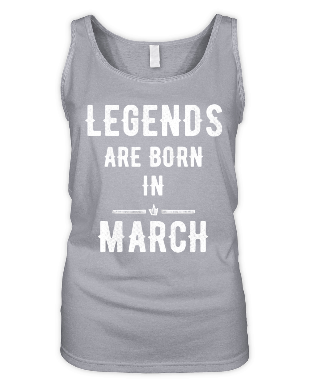 Legends are born in march Organic Women's Tank Top