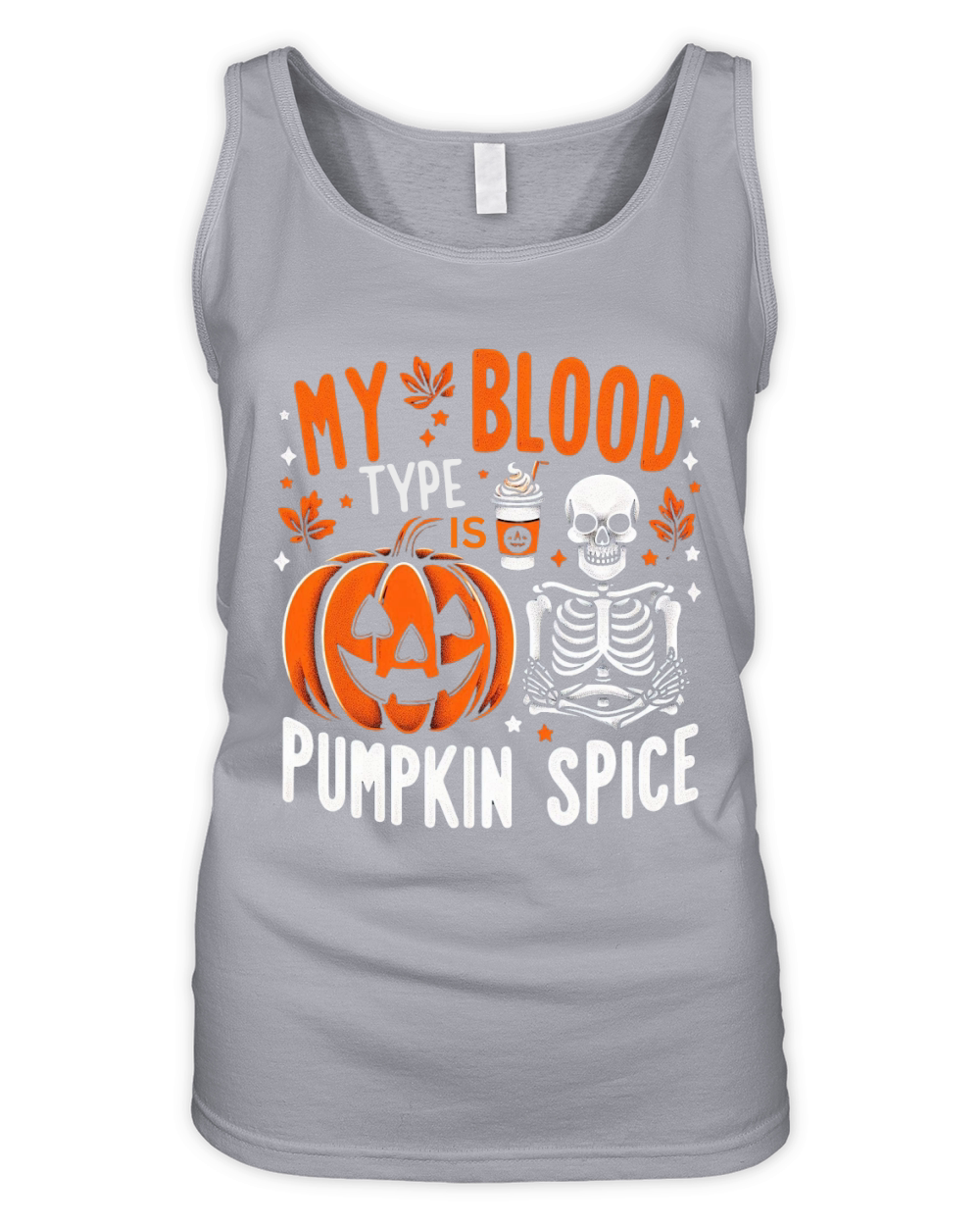 My Blood Type is Pumpkin Spice 05 Organic Women's Tank Top