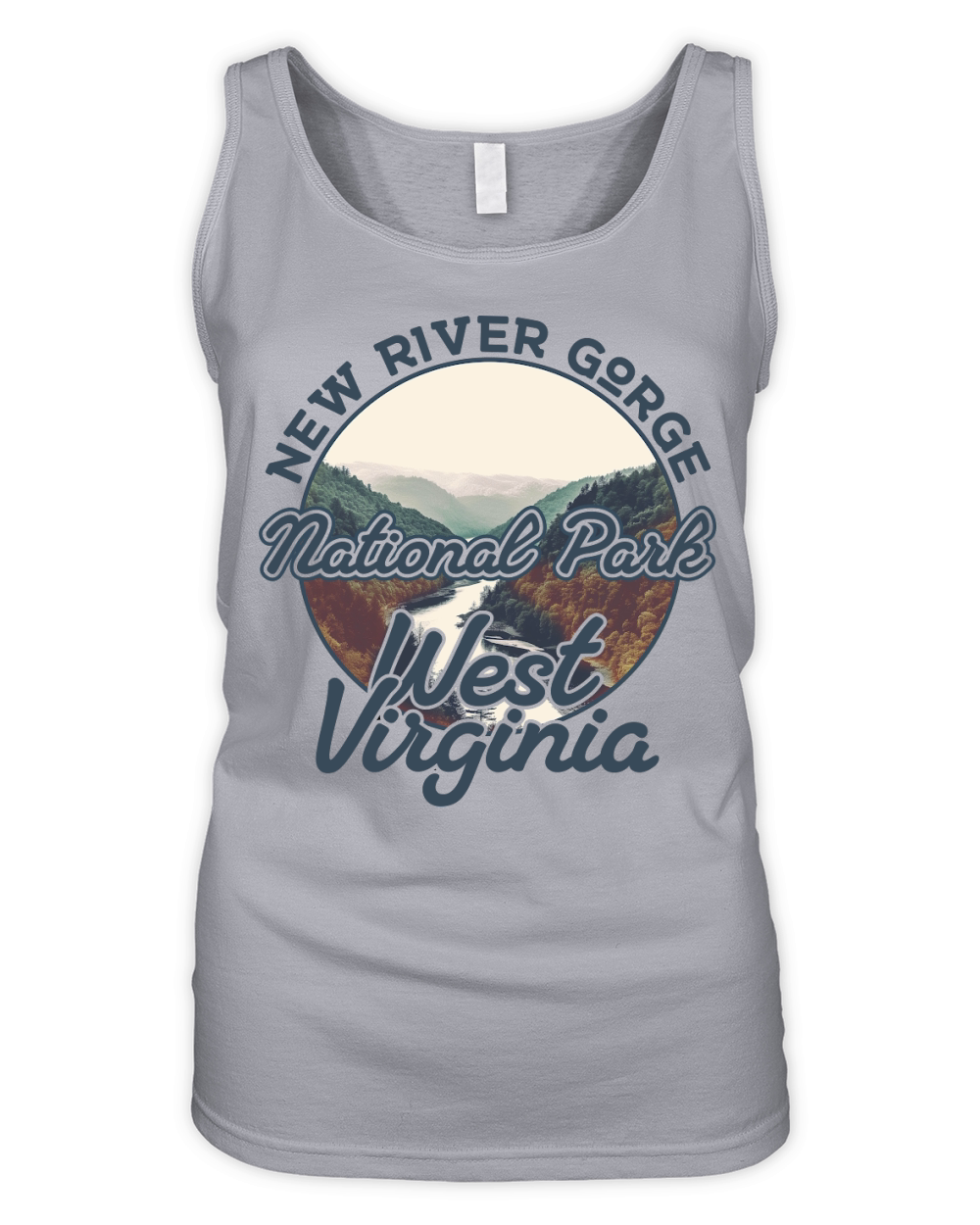 New River Gorge National Park West Virginia Organic Women's Tank Top